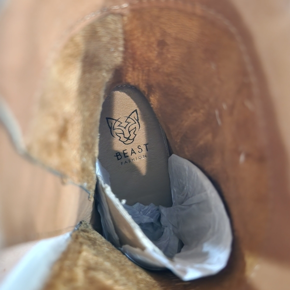 Beast Fashion Dakota Cow Print Western Cowboy Ankle Boot Womens Size 7 - Picture 7 of 9